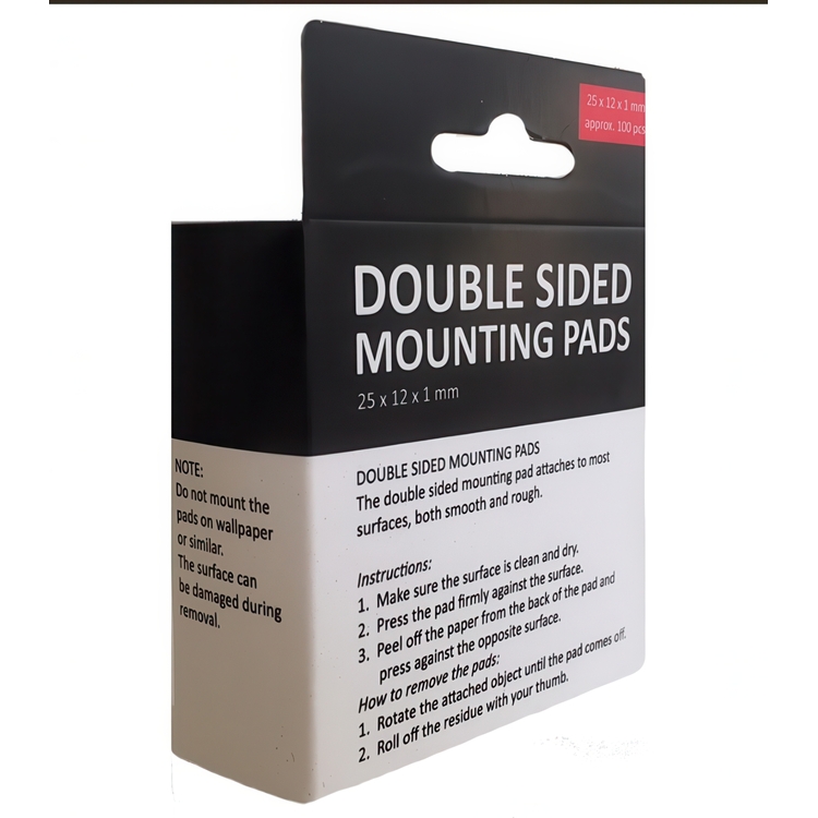 Fästkuddar, Dubbelhäftande, 100st, BÜNGERS, Vita