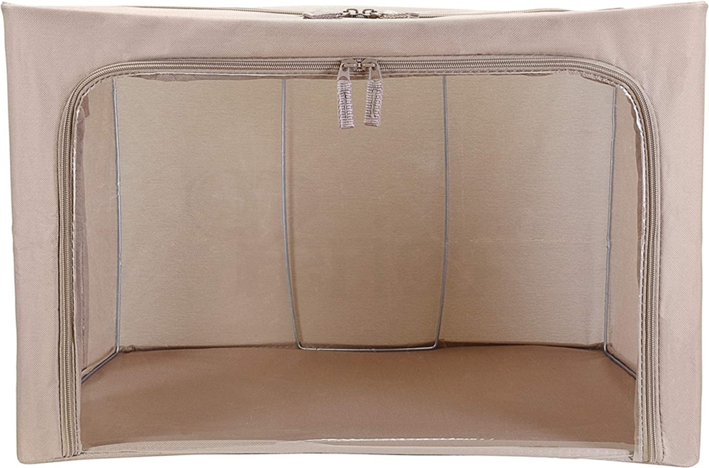 Förvaringsbox med titthål, BEAU LARGE, 53 x 41 x H 35,5cm, Camel Beige