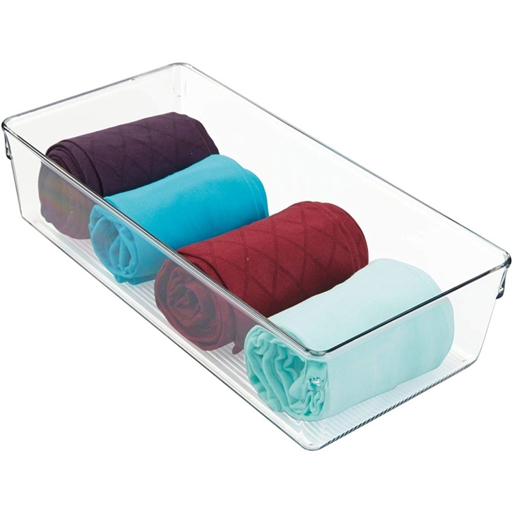 Förvaringsbricka, Kraftig, DRESSER DRAWER ORGANISER MEDIUM , 30,5 cm x 15,2 cm x H 7,6 cm, Transparent