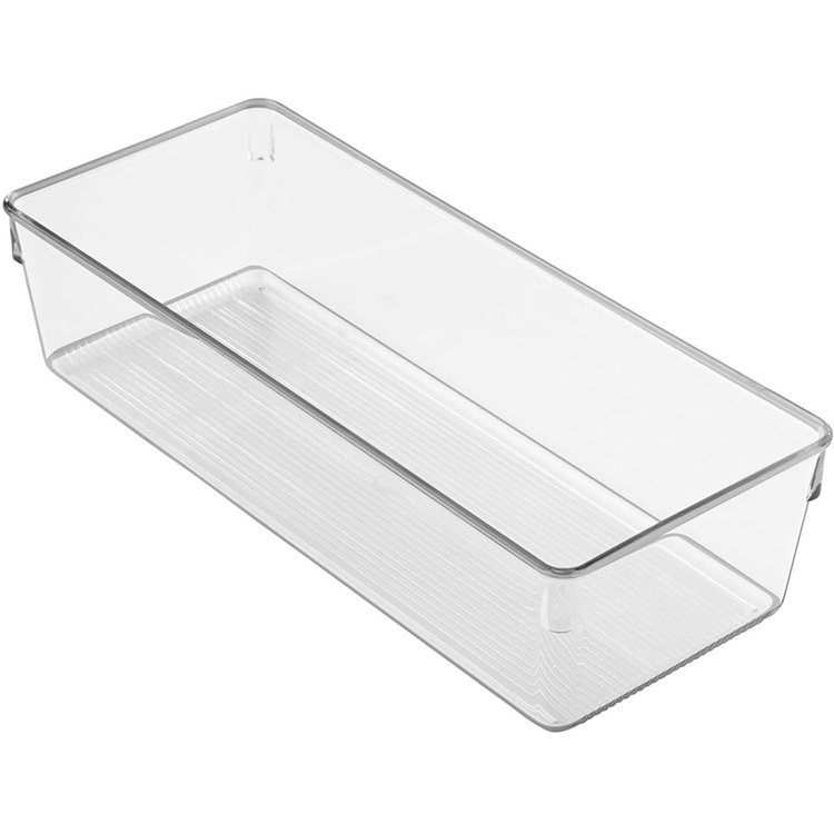 Förvaringsbricka, kraftig, DRESSER DRAWER ORGANISER SMALL, 30,5 x 12,7 x H 7,6 cm, Klar