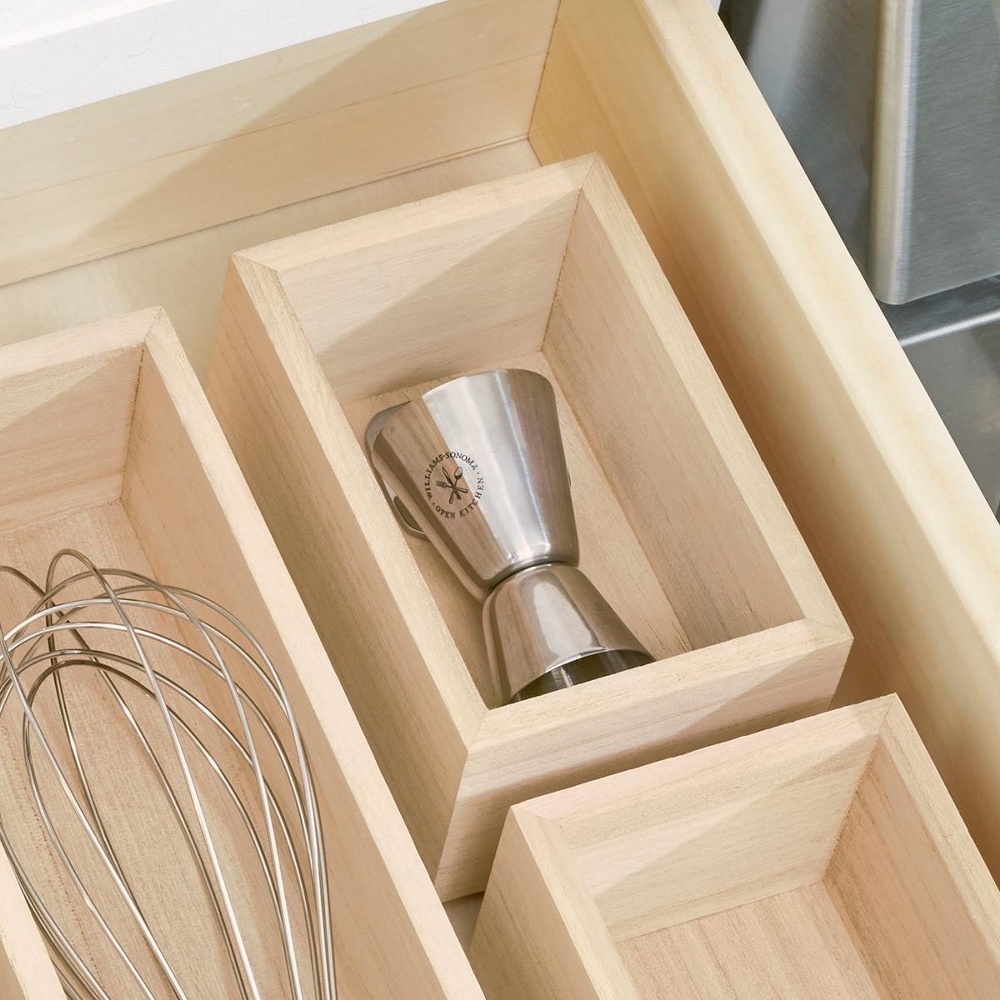 Förvaringsbricka, Liten, PAULOWNIA DRAWER ORGANISER, 8,6 x 12,7 x H 7 cm, Natur