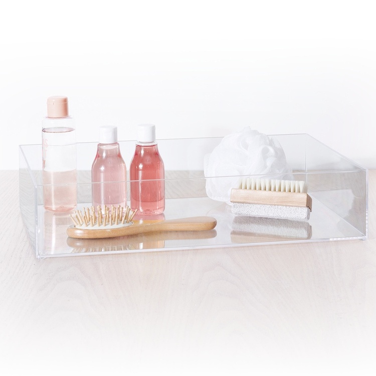 Förvaringsbricka, Stapelbar, SELENA ORGANISER XL, 38,5 x 25,6 x H 8,5 cm, Klar