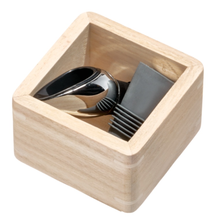 Förvaringsbricka, THE HOME EDIT MINI DRAWER ORGANIZER, 7,6 x 7,6 x H5,1 cm, Natur