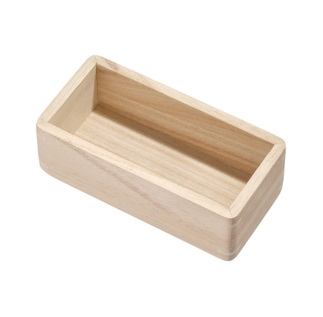 Förvaringsbricka, THE HOME EDIT SMALL DRAWER ORGANIZER, 7,6 x 15,2 x H 5,1 cm, Natur