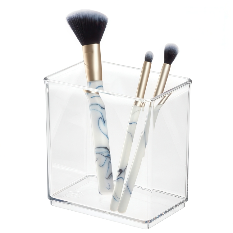 Förvaringsburk, THE HOME EDIT TALL BIN ORGANIZER, 12,1 x 8,3 x H 12,7 cm, Klar
