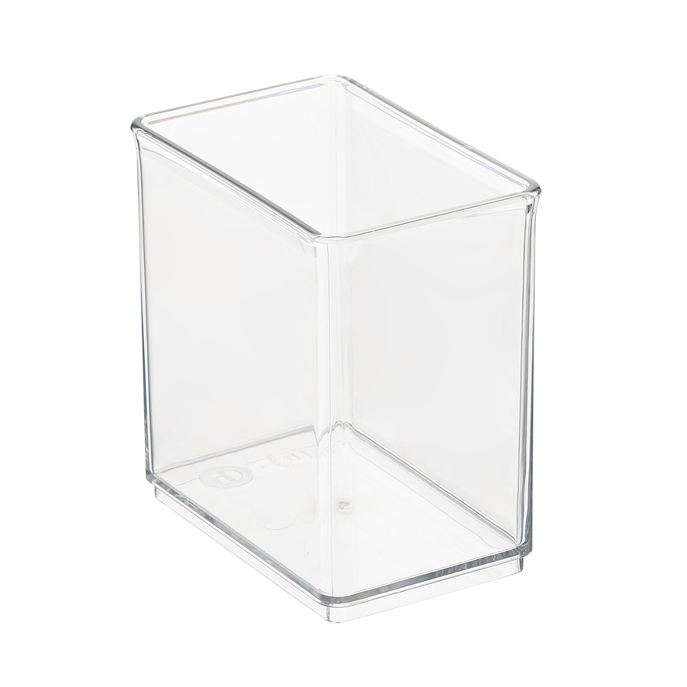 Förvaringsburk, THE HOME EDIT TALL BIN ORGANIZER, 12,1 x 8,3 x H 12,7 cm, Klar