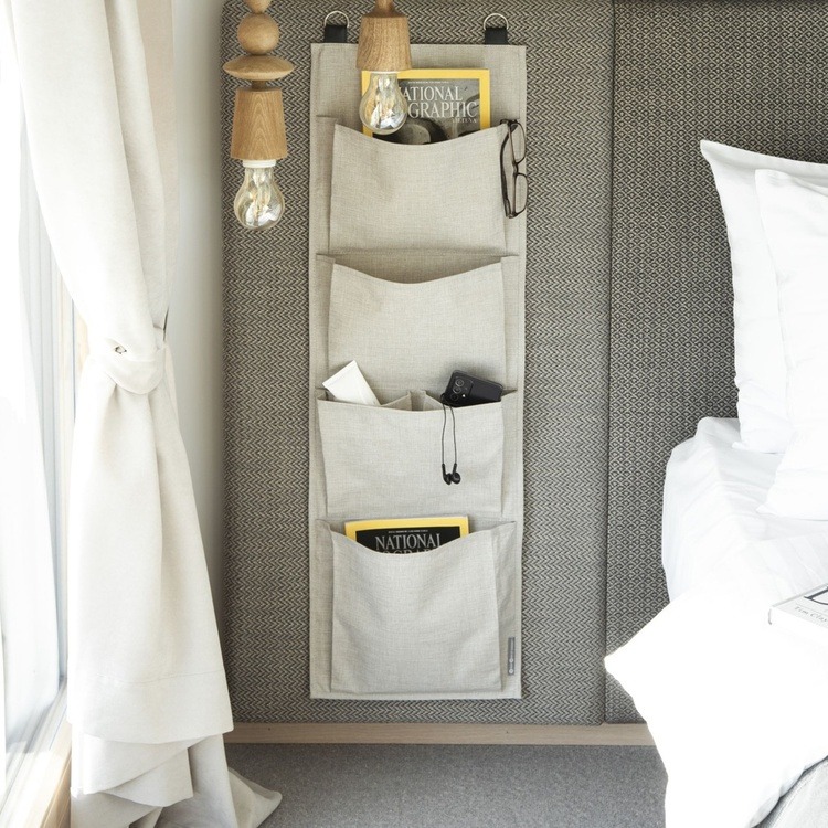 Förvaringsfickor, 4-fack, BIGSO HANG UP STORAGE, 30 x H 100 cm