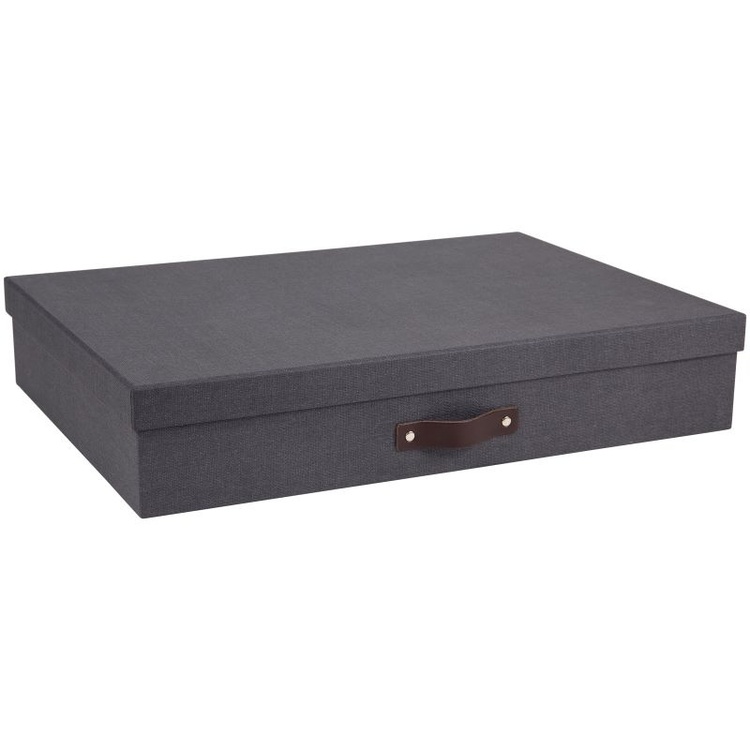 F&ouml;rvaringsl&aring;da A3, BIGSO SVERKER CANVAS, 43,5 x 31 x H 8,5 cm, Svart