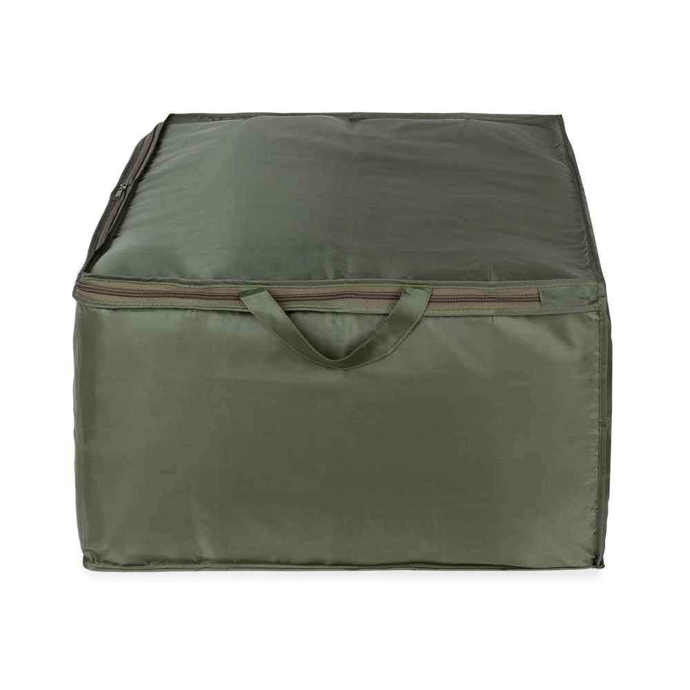 Förvaringslåda av återanvänd plast, Mjuk, ECOLOGICAL GREEN, 70 x 50 x H 30 cm, Grön