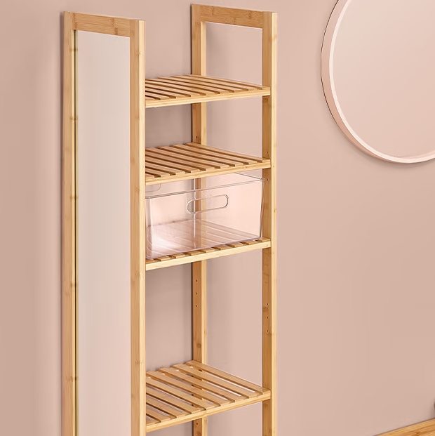 Förvaringslåda i klarplast, SELENA LARGE STORAGE BASKET, 31 x 31x H 15 cm, Klar