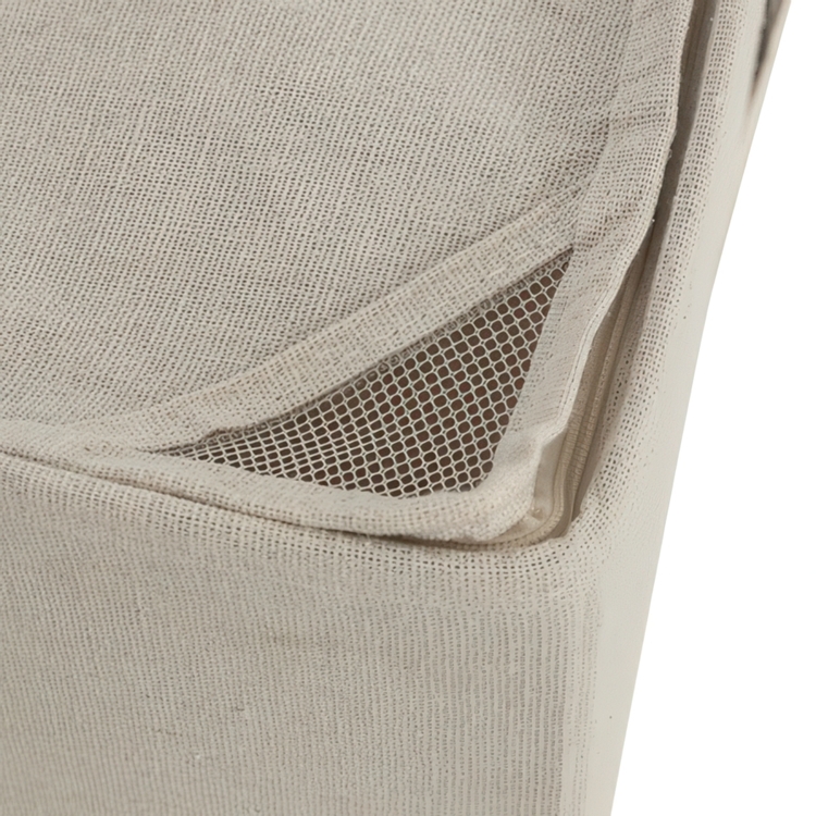 Förvaringslåda i tyg. Stadig, DRESSY RIGID BOX, 44,5 x 45,5 x H 20 cm, Beige