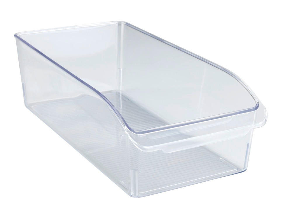 Förvaringslåda med handtag, MEDIUM CABINET-ORGANIZER, 31 x 15 x H 9,5 cm, Klar