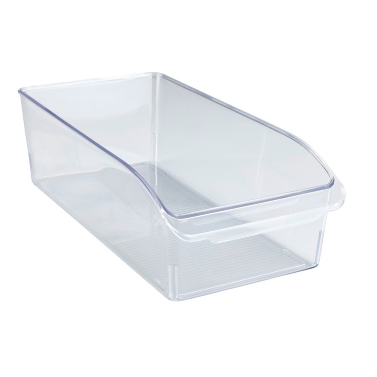 Förvaringslåda med handtag, MEDIUM CABINET-ORGANIZER, 31 x 15 x H 9,5 cm, Klar