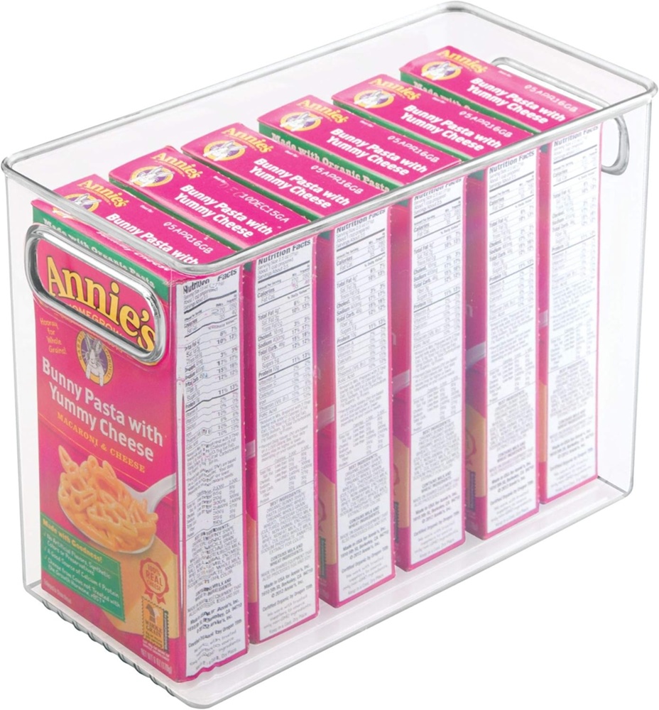 Förvaringslåda utan lock, ID NARROW PANTRY BIN, 25,4 x 12,7 x H 20,3 cm, Transparent