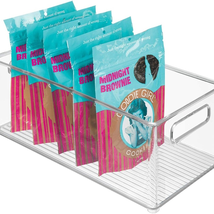 Förvaringslåda, PANTRY BIN XL, 20 x 37 x H15 cm, Transparent