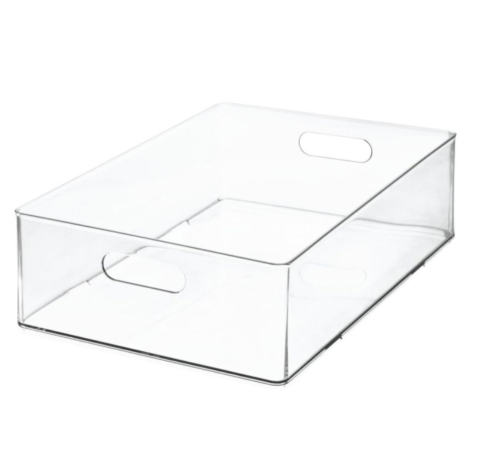 Förvaringslåda, THE HOME EDIT HAIR TOOL BIN, 25,4 x 38,1 x H10,8 cm, Klar