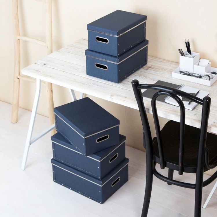 Förvaringslådor, 5 st, BIGSO JOACHIM CANVAS