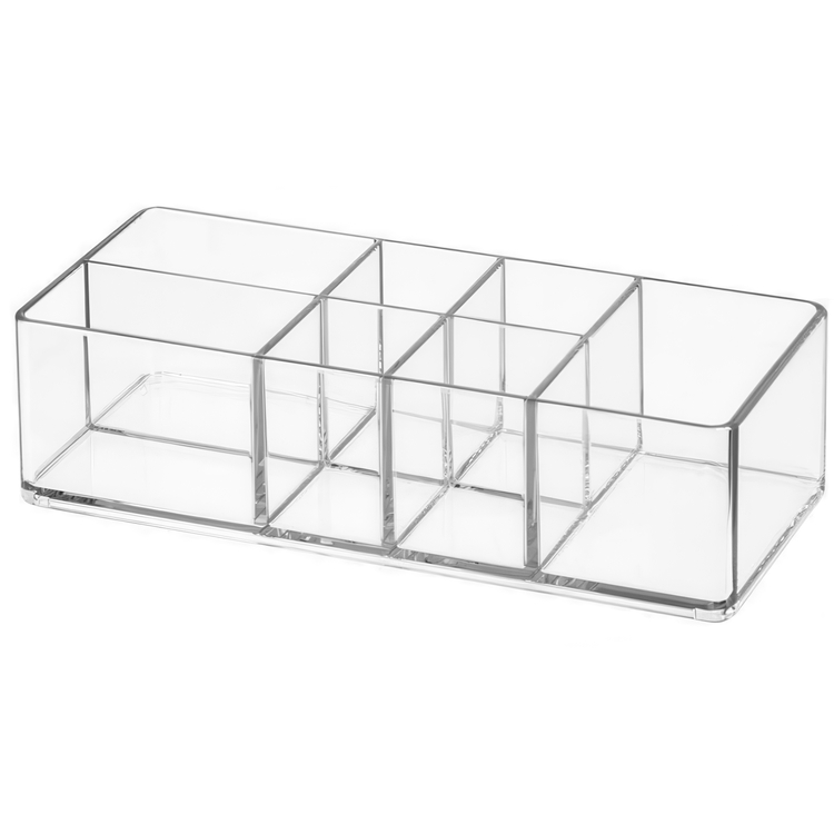Förvaringsställ, 7 fack, MEDICINE ORGANIZER, 17,8 x 7,6 x H5 cm, Klar
