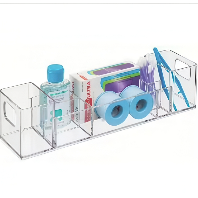 Förvaringsställ, långsmalt, CLARITY ORGANIZER, 30,5 x 7,6 x H 7,6 cm,