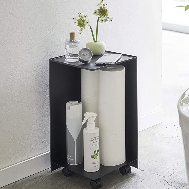 Förvaringsvagn, Fyrkantig, TOWER ROLLING ORGANISER, 24 x 24 x H 44 cm,