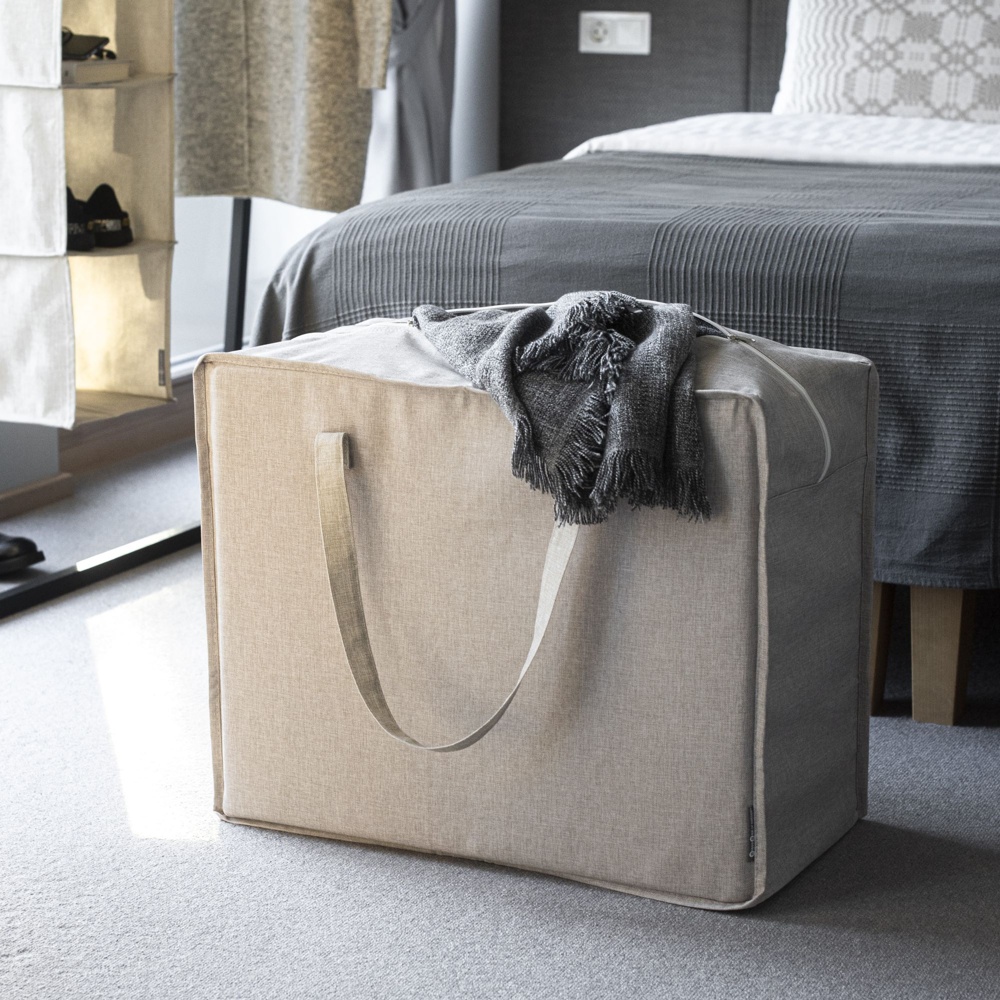 Förvaringsväska, BIGSO SOFT STORAGE BAG, 60 x 30 x H 50 cm, Beige