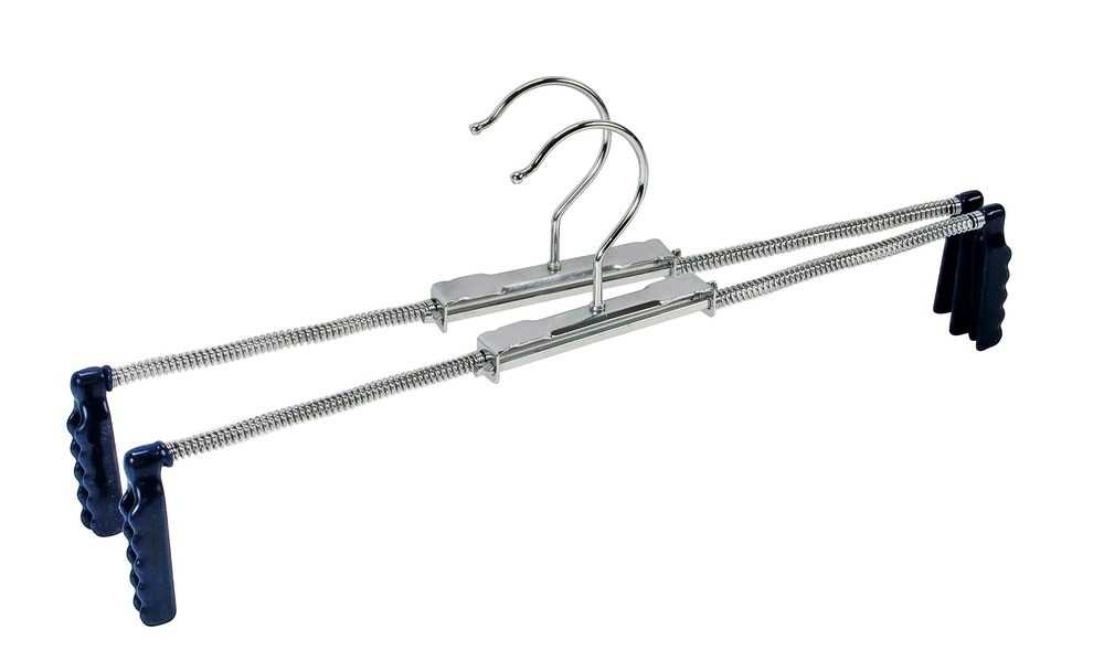 Galgar för Byxor, 2 st, BLUE STRETCHER , Silver / Blå