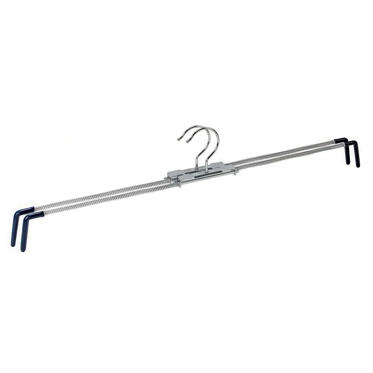 Galgar för Kjolar, 2 st, BLUE STRETCHER,Large 29 - 50 cm, Silver / Blå