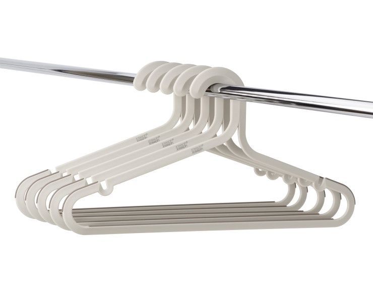 Galgar, Anti slip, 5 st, ORDERLY ANTI-TANGLE, Joseph Joseph, 41,5 cm, Grå-Beige