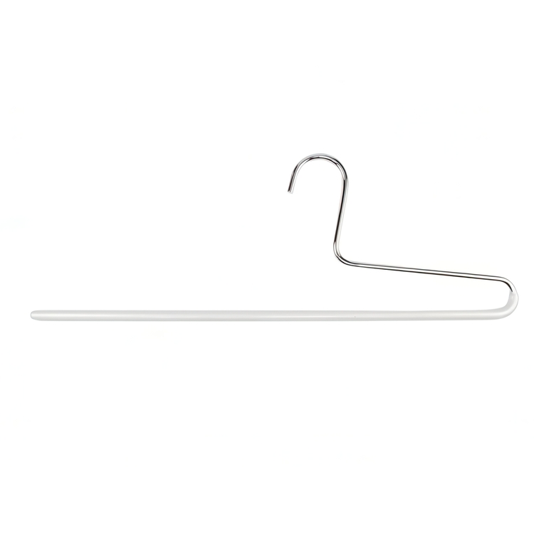 Galge för Byxor, Anti-Slip, MAWA CLASSIC HOSENBÜGEL, 35 cm, Vit / Silver