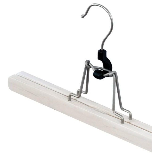 Galge för byxor, Trä, LIVING, 28 cm, Vit