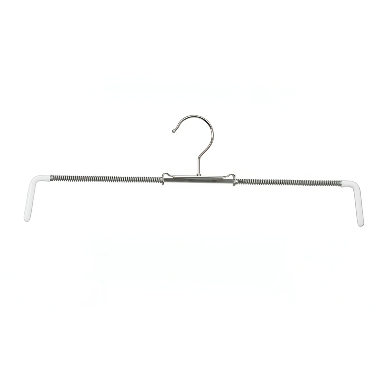 Galge för Kjol, Metall, Small, MAWA KLASSISK KJOLSPÄNNARE, 23 - 37 cm, Silver / Vit