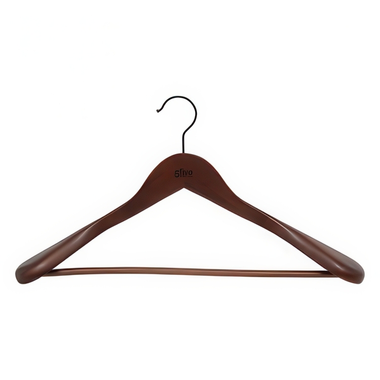 Galge i trä för kostym, THE ORGINAL WIDE SHOULDER, 45 cm, Brun