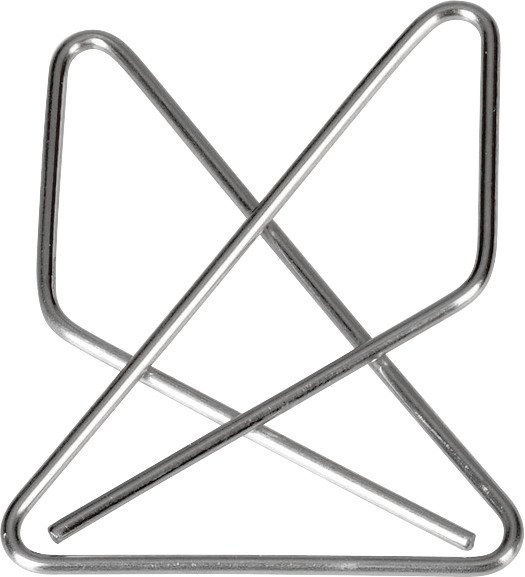 Gem i metall, 50 st, BUTTERFLY CLIPS XXL, 4,5 x 6 cm, Silver