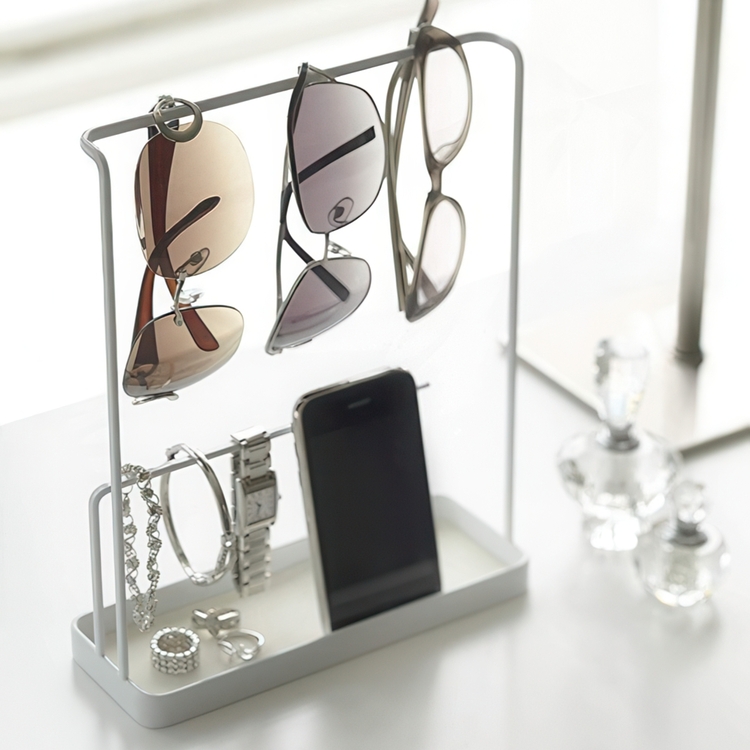 Glasögon- / Pryl förvaring, TOWER ACCESSORY STAND, Yamazaki, Vit
