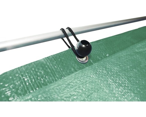 Gummistroppar / Spännband, 4 st, BALL BUNGEES, 20 cm, Svart