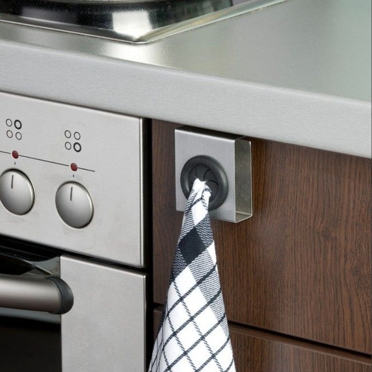 Handukshållare, över dörr, i metall, TRYCK I