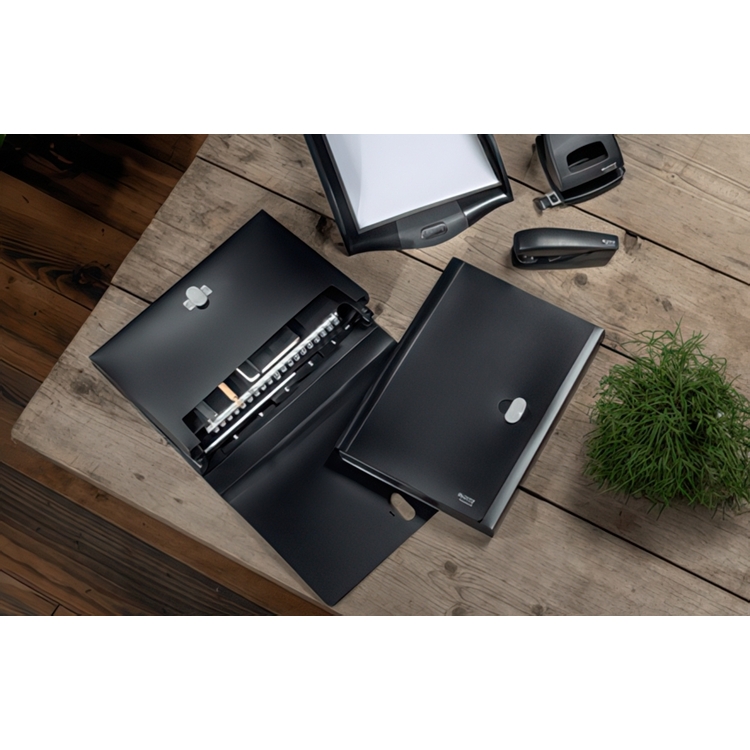 Hemarkiv / Projektmapp med 5 fack, LEITZ RECYCLE, A4, Svart