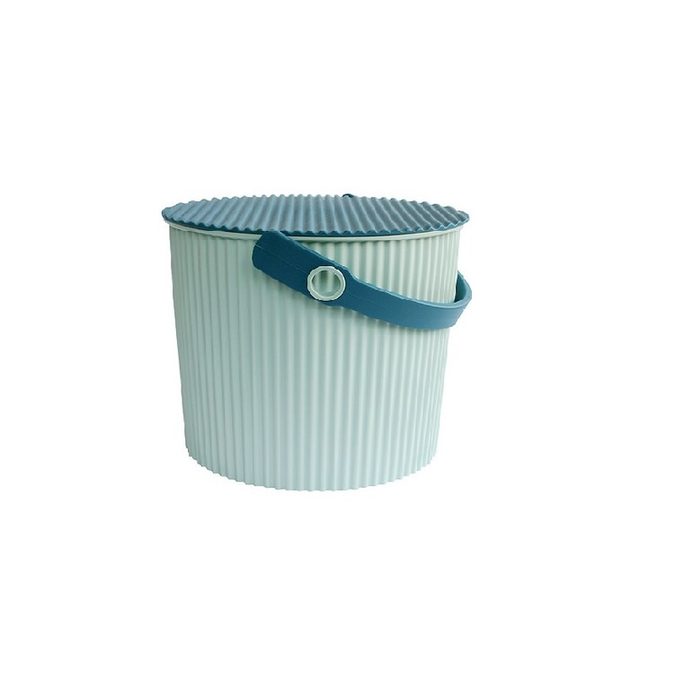 Hink / korg med lock, BLUE MEDIUM OMNIOUTIL, 10 L, Ljusblå