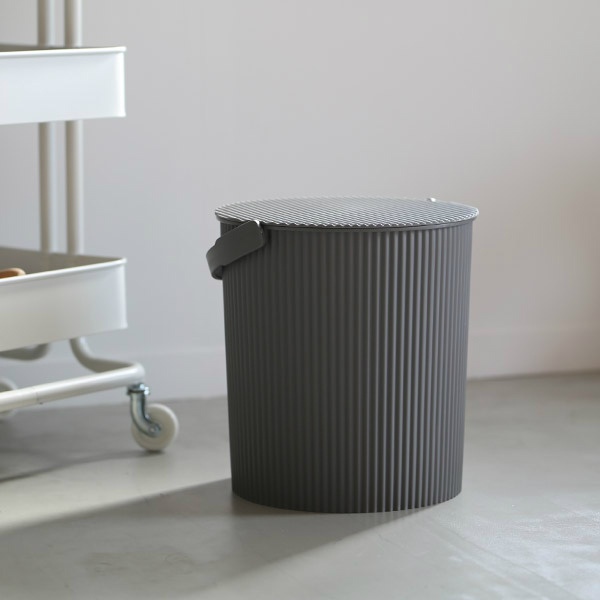 Hink / korg med lock, GREY LARGE OMNIOUTIL, 20L, Mörkgrå