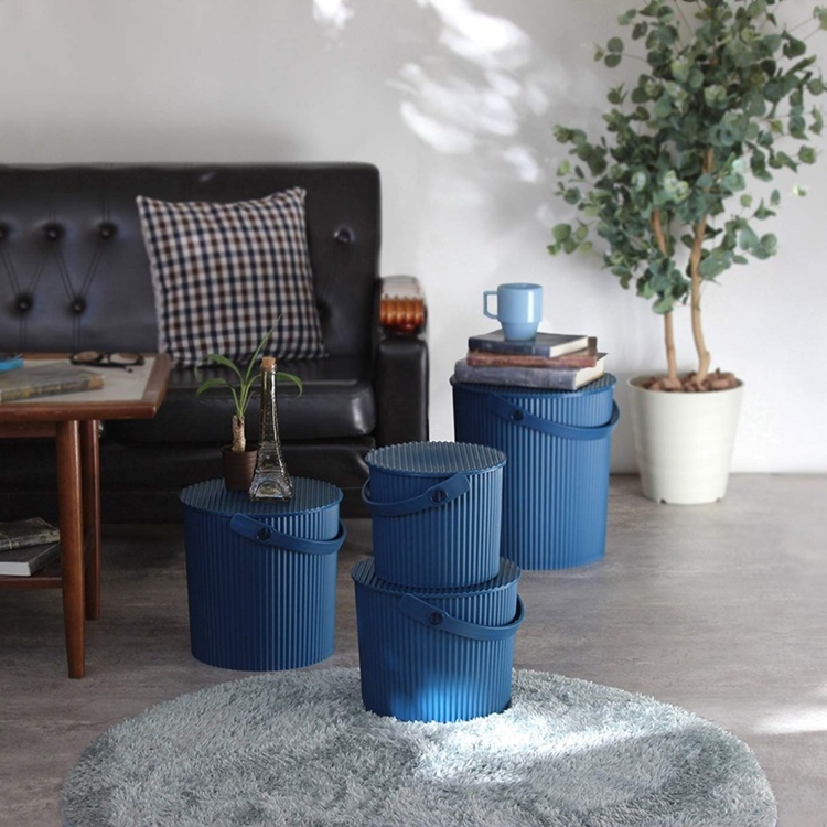 Hink / korg med lock, NAVY MEDIUM OMNIOUTIL, 10 L, Mörkblå