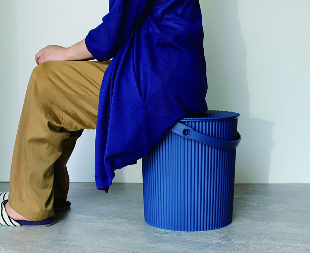 Hink / korg med lock, NAVY MEDIUM OMNIOUTIL, 10 L, Mörkblå