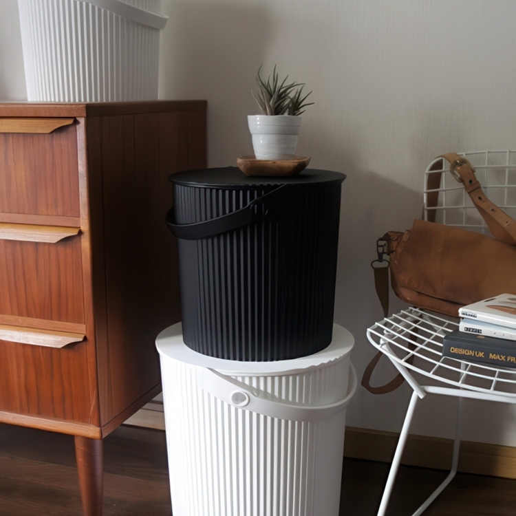 Hink / korg med lock, PINK LARGE OMNIOUTIL, 20L, Cerise / orange