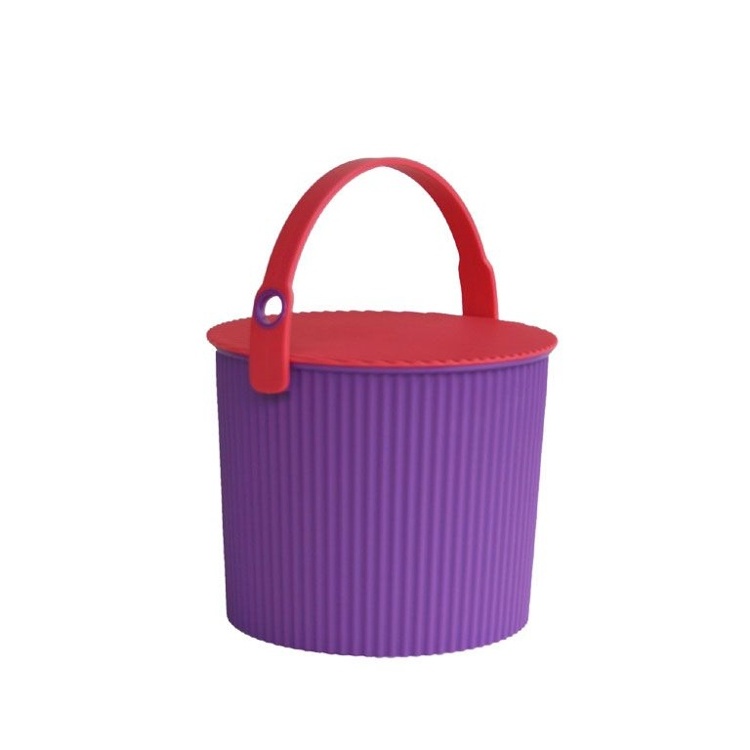 Hink / korg med lock, VIVID PURPLE SMALL OMNIOUTIL, 8L, Lila / Cerise
