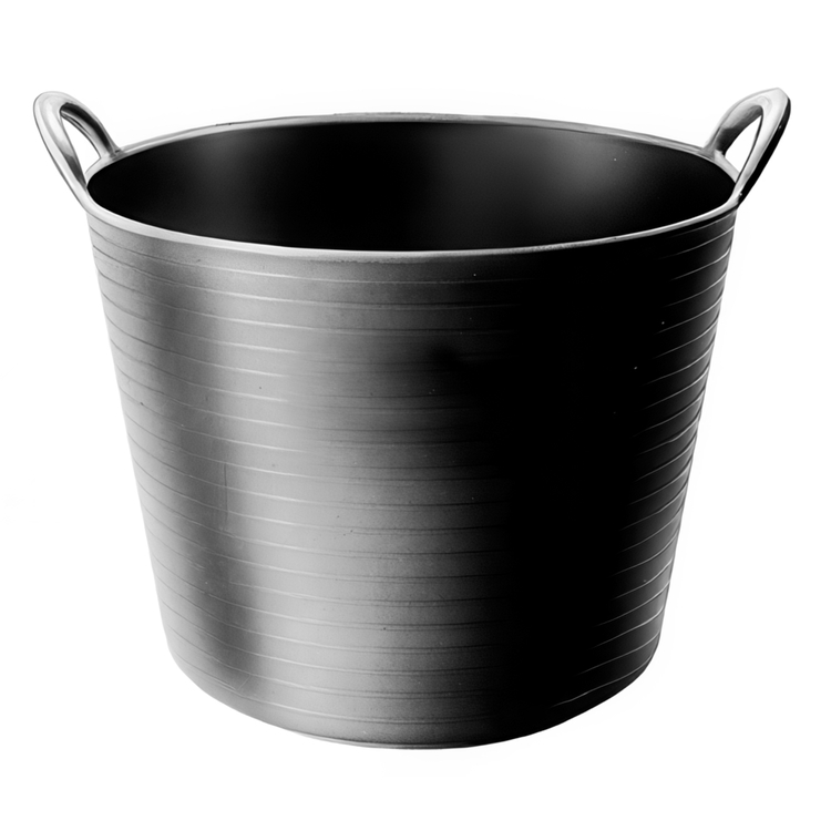 Hink, TUBTRUG LARGE, 38 Liter, Svart