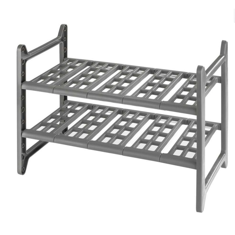Hylla för under diskbänken, Justerbar, ADJUSTABLE UNDER SINK SHELF, 45 - 80 cm, Grå