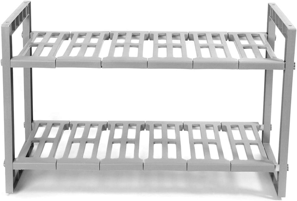 Hylla för under diskbänken, Justerbar, UNDER SINK RACK, 48 till 85 cm, Grå