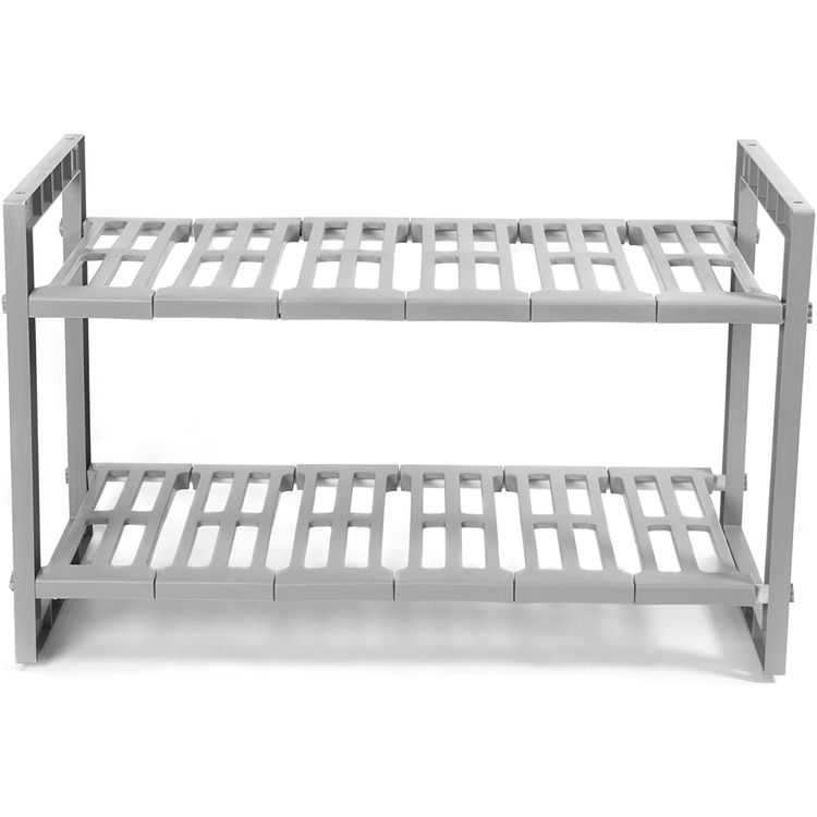 Hylla för under diskbänken, Justerbar, UNDER SINK RACK, 48 till 85 cm, Grå