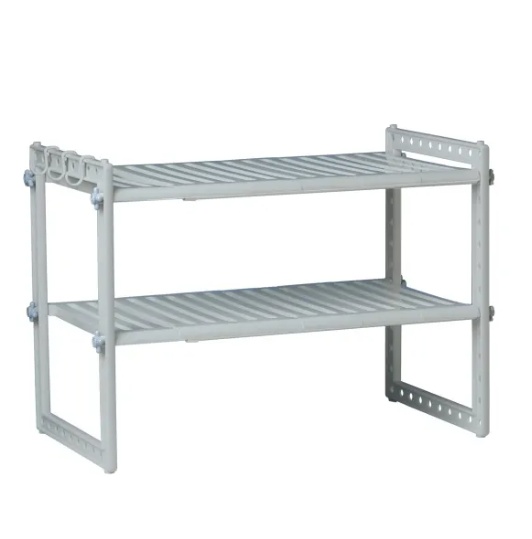 Hylla för under handfatet / diskbänken, UNDER SINK SHELF, 41 till 70 cm, Ljusgrå