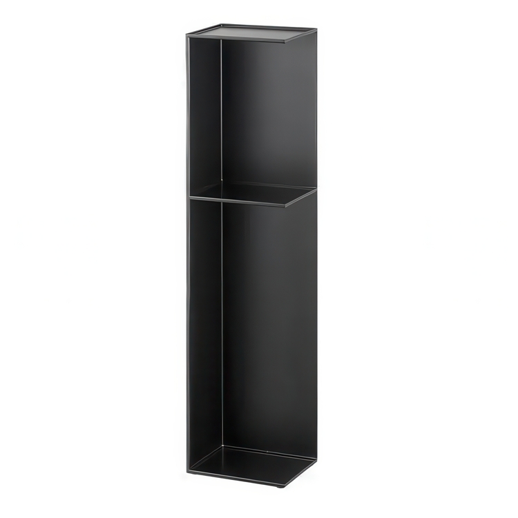 Hylla i metall för toapapper mm, TOWER SLIM TOILET RACK, 17 x 13 x H 70,5 cm, Svart