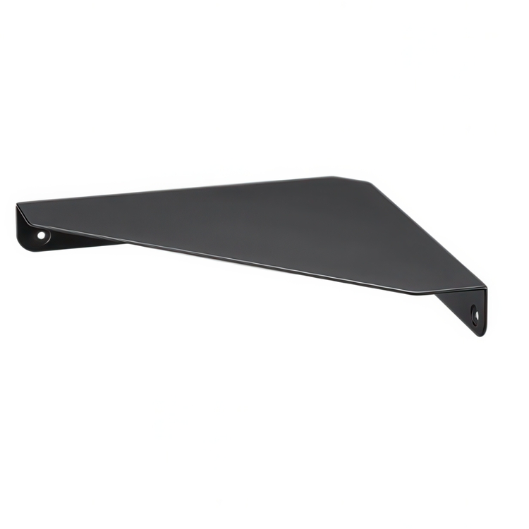 Hylla i metall, För hörn, TOWER CORNER SHELF, Yamazaki, Svart